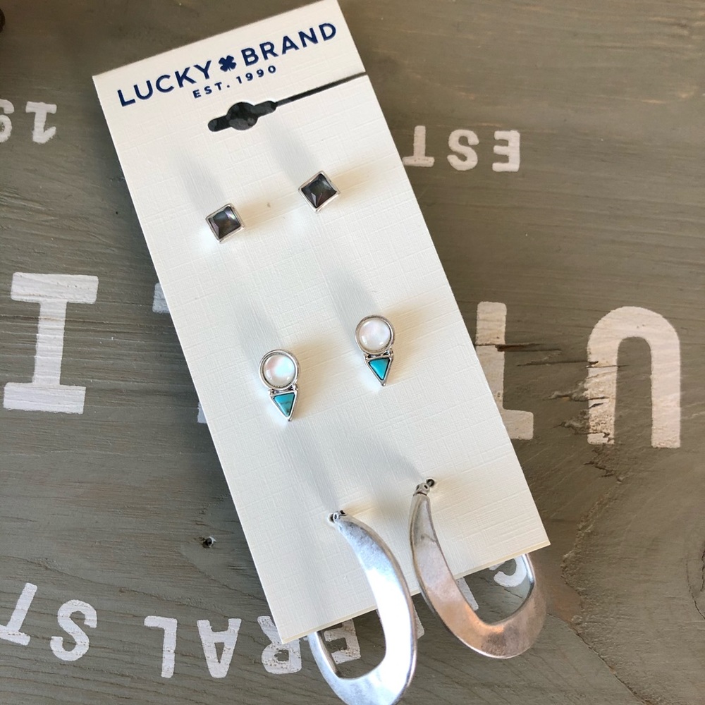 🍀Lucky Brand Earrings - 3 Pair🍀